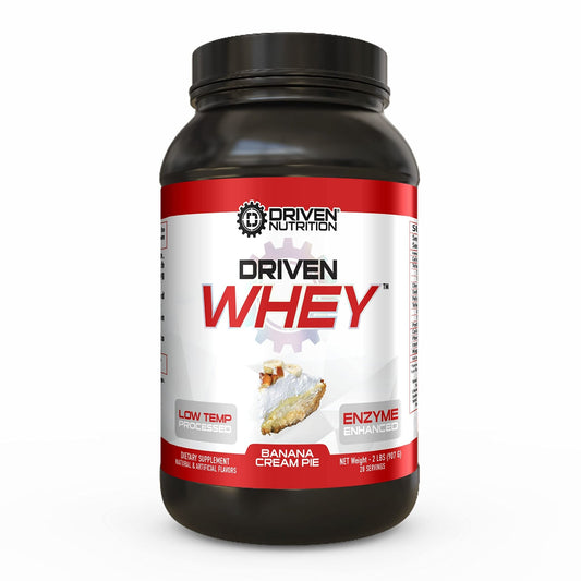 Driven WHEY- Grass Fed Whey Protein Powder: Delicious, Clean Protein Shake - NutriGlobal