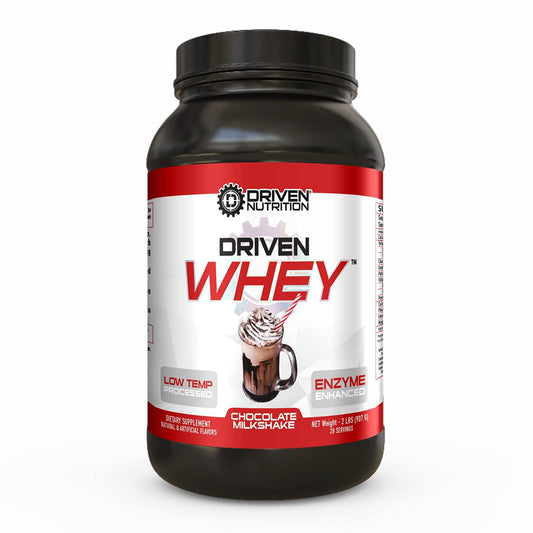 Driven WHEY- Grass Fed Whey Protein Powder: Delicious, Clean Protein Shake - NutriGlobal