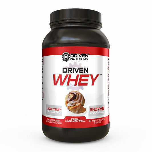 Driven WHEY- Grass Fed Whey Protein Powder: Delicious, Clean Protein Shake - NutriGlobal