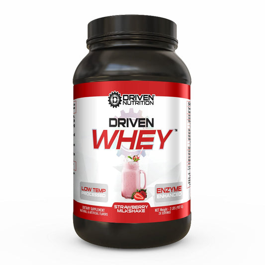 Driven WHEY- Grass Fed Whey Protein Powder: Delicious, Clean Protein Shake- Improve - NutriGlobal