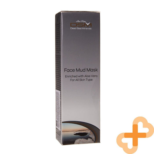 DSM Face Mud Mask 150 ml with Aloe Vera for All Skin Types Anti Aging - NutriGlobal