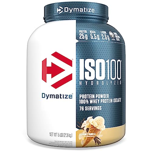 Dymatize ISO 100 Protein Powder with 25g of Hydrolyzed 100% Whey Isolate, Vanilla 5 - NutriGlobal