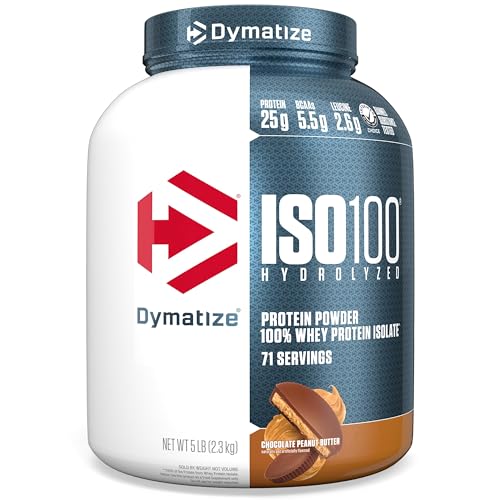 Dymatize ISO 100 Whey Protein Powder with 25g of Hydrolyzed 100% Whey Isolate - NutriGlobal
