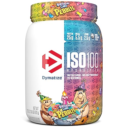 Dymatize ISO 100 Whey Protein Powder with 25g of Hydrolyzed 100% Whey Isolate - NutriGlobal