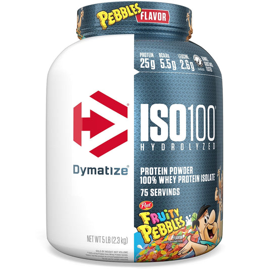 Dymatize ISO100 Hydrolyzed Protein Powder, 100% Whey Isolate, 25g of Protein, 5.5g - NutriGlobal