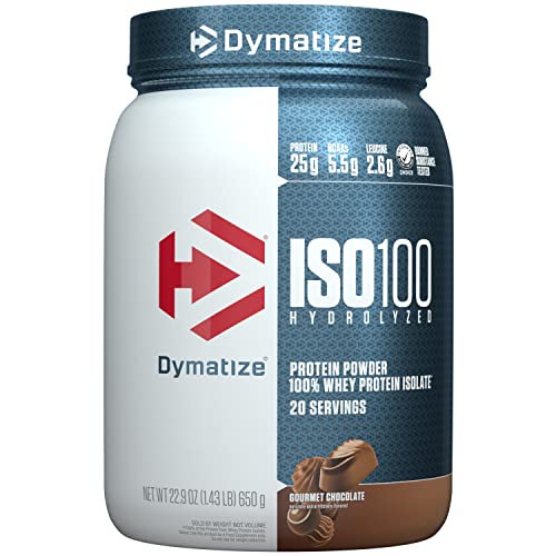 Dymatize ISO100 Hydrolyzed Protein Powder, 100% Whey Isolate , 25g of Protein, 5.5g BCA - NutriGlobal