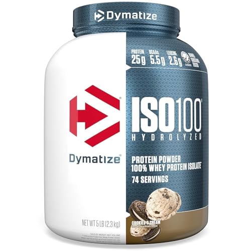 Dymatize ISO100 Hydrolyzed Protein Powder, 100% Whey Isolate Protein, 25g of Protein - NutriGlobal