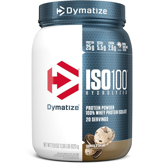 Dymatize ISO100 Hydrolyzed Protein Powder, 100% Whey Isolate Protein, 25g of Protein - NutriGlobal