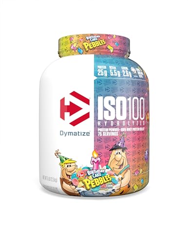 Dymatize ISO100 Hydrolyzed Protein Powder, 100% Whey Isolate Protein, 25g of Protein - NutriGlobal