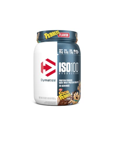 Dymatize ISO100 Hydrolyzed Protein Powder, 100% Whey Isolate Protein, 25g of Protein - NutriGlobal