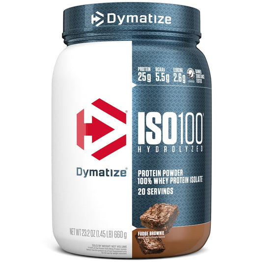 Dymatize ISO100 Hydrolyzed Protein Powder, 100% Whey Isolate Protein, 25g of Protein - NutriGlobal