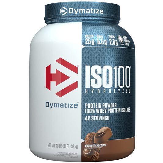 Dymatize ISO100 Hydrolyzed Protein Powder, 100% Whey Isolate Protein, 25g of Protein - NutriGlobal