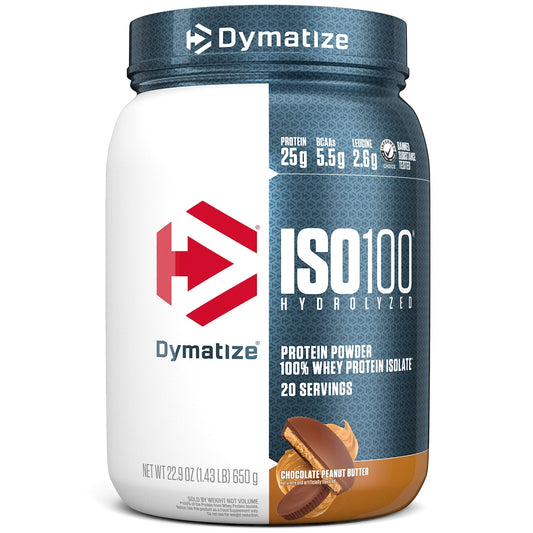 Dymatize ISO100 Whey Protein Powder with 25g of Hydrolyzed 100% Whey Isolate - NutriGlobal