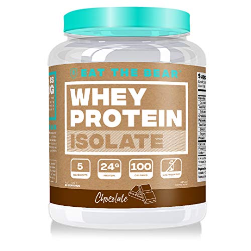Eat the Bear Whey Protein Isolate Protein Powder 2 lbs (Chocolate) - NutriGlobal