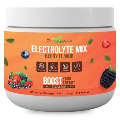 Electrolyte Powder - Refreshing Workout Recovery Electrolytes, Sugar Free, Gluten Free - NutriGlobal