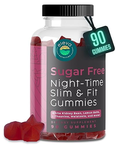 Eleva Nutrition Sugar-Free Night-Time Slimming Gummies - Keto Friendly Hunger Suppressant - NutriGlobal