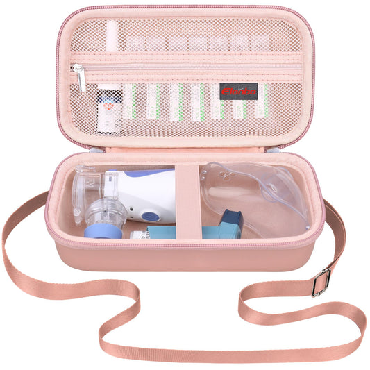 Elonbo Carrying Case Compatible with Portable Handheld Inhaler Nebulizer Machine - NutriGlobal