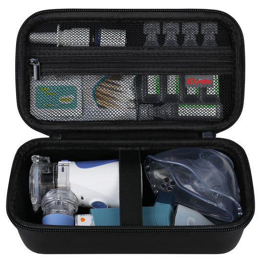 Elonbo Carrying Case for Portable Handheld Inhaler Nebulizer Machine for Adults and Kids - NutriGlobal