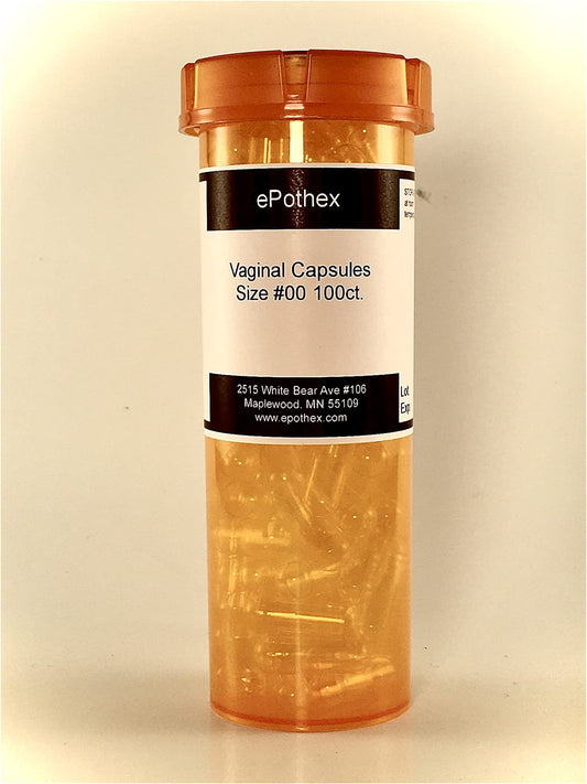 EPOTHEX Vaginal Capsule Suppositories - 100ct - Empty Non-Seperated- Great for Boric Acid and Vaginal Probiotics - NutriGlobal