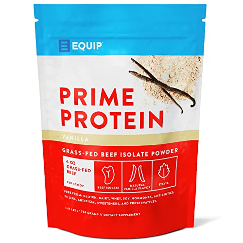 Equip Foods Prime Protein - Grass Fed Beef Protein Powder Isolate - Gluten Free Carnivore - NutriGlobal