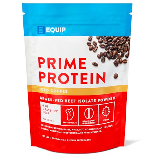 Equip Foods Prime Protein - Grass Fed Beef Protein Powder Isolate - Paleo and Keto - NutriGlobal