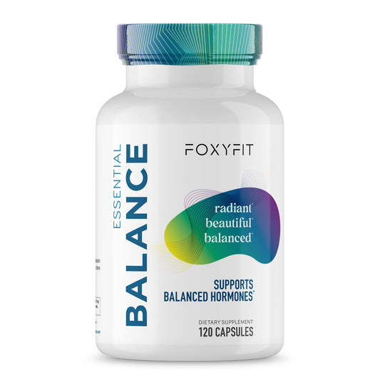 Essential Balance Hormonal Support and Vitamin Supplement for Women by Foxy Fit – Antioxidant, Healthy Skin & Hair for Daily Use* (30 Servings) - NutriGlobal