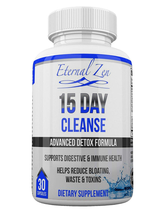 Eternal Zen 15 Day Colon Cleanser Detox with Extra Strength Herbs, Senna is a Fast Acting - NutriGlobal