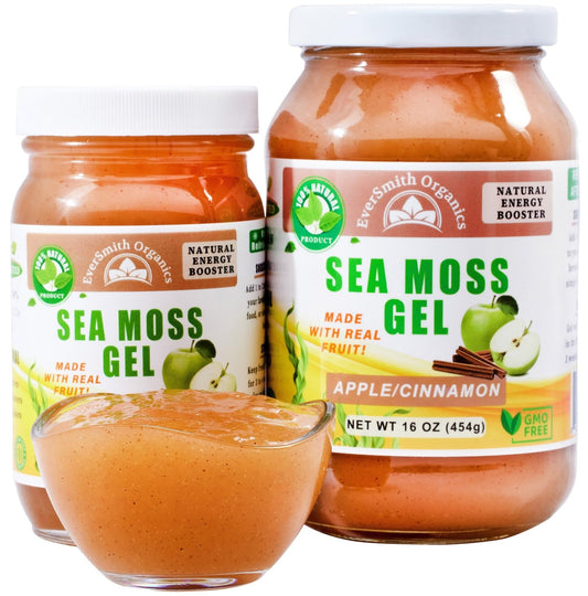 EverSmith Organics - Wildcrafted Irish Sea Moss Gel | Made in USA | Rich in Vitamins - NutriGlobal