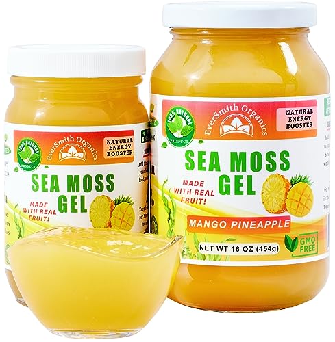 EverSmith Organics - Wildcrafted Irish Sea Moss Gel | Made in USA | Rich in Vitamins - NutriGlobal