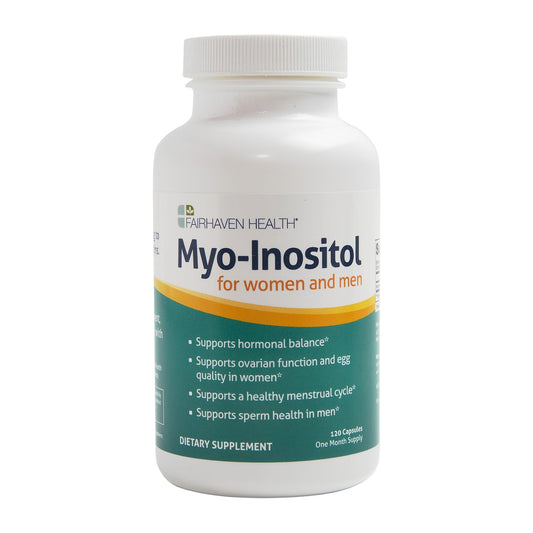 Fairhaven Health Myo-Inositol Supplement 2000mg | Male and Female Fertility Supplement - NutriGlobal