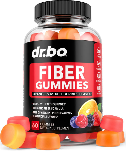 Fiber Gummies for Adults & Kids - Tasty Gummy Prebiotic Fiber Supplement for Max Digest - NutriGlobal