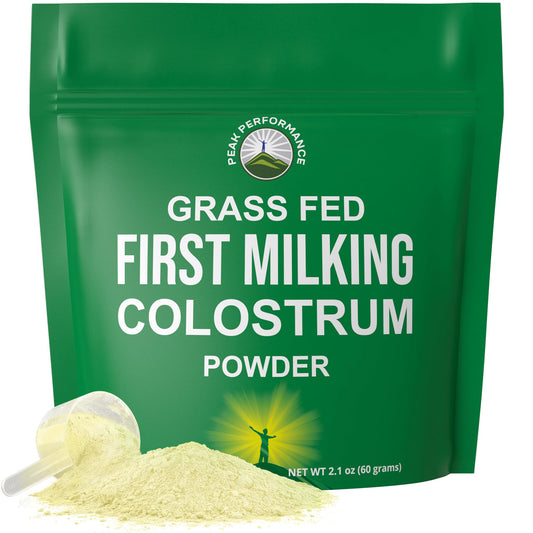 First Milking Colostrum Powder from Grass Fed USA Cows Milked Within 6 Hours of Giving Birth to Get the Most Bioactive Nutrients. High Immunoglobulin Non-GMO Bovine Colostrum Supplement for Humans - NutriGlobal