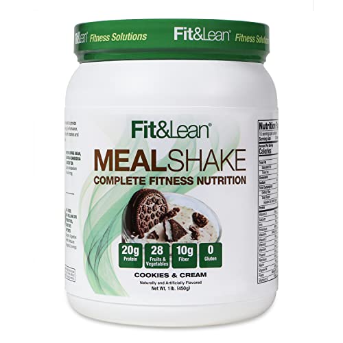 Fit & Lean Meal Shake, Fat Burning Meal Replacement, Meal Replacement with Protein - NutriGlobal