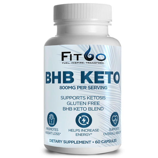 FIT60 Keto Diet Pills for Men & Women - Boost Energy and Mental Clarity for Enhanced Focus - NutriGlobal