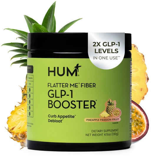 Flatter Me Fiber Booster – Fiber Supplement for Women & Men, Prebiotics & Enzymes for Weight Support, Reduce Bloating - NutriGlobal