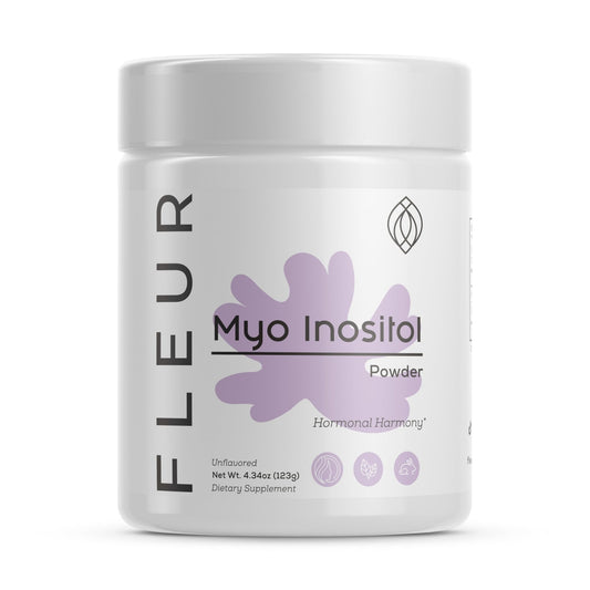 FLEUR Myo-Inositol & D-Chiro Inositol Powder, Hormone Balance and Ovarian Function - NutriGlobal