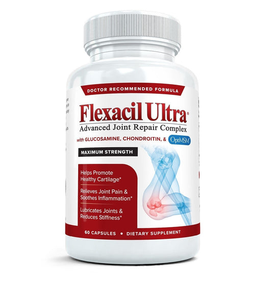 FLEXACIL ULTRA Best Joint Formula, Glucosamine Chondroitin MSM & Hyaluronic Acid - NutriGlobal