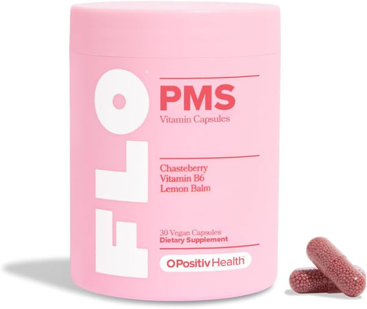 FLO PMS Gummies for Women, 30 Servings (Pack of 1) - Proactive PMS Relief - NutriGlobal