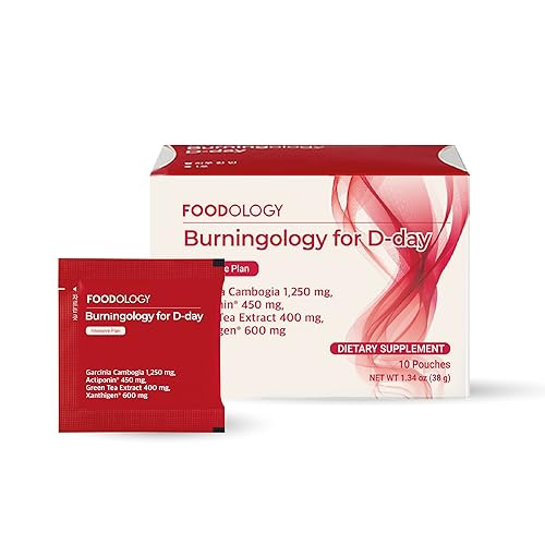 FOODOLOGY Burningology D-Day (Pack of 1, 10 Days) - Jiaogulan, Wakame Complex, Green Tea Extract - NutriGlobal