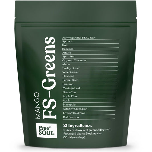 FS-Greens | 21 Advanced Greens, Superfoods, and Adaptogens Including KSM-66 - NutriGlobal