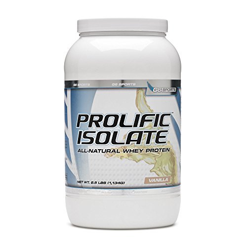 G6 Sports Nutrition Prolific Isolate All Natural Whey Protein Isolate Gluten Free, Lactose - NutriGlobal