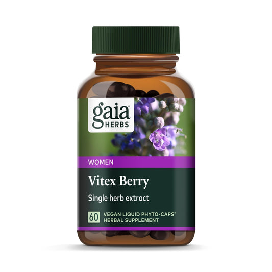 Gaia Herbs Vitex Berry (Chaste Tree) - Supports Hormone Balance & Fertility - NutriGlobal