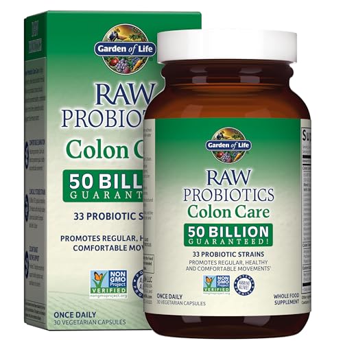 Garden of Life Probiotics for Women and Men - Raw Probiotics Colon Care 50 Billion - NutriGlobal