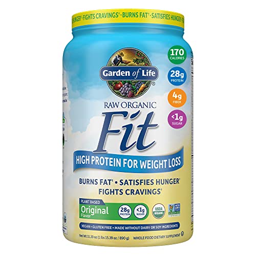 Garden of Life Raw Organic Fit Vegan Protein Powder Original, 28g Plant Based Protein - NutriGlobal
