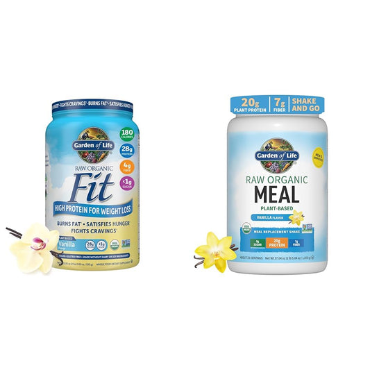 Garden of Life Raw Organic Fit Vegan Protein Powder Vanilla & Vegan Protein Powder - NutriGlobal