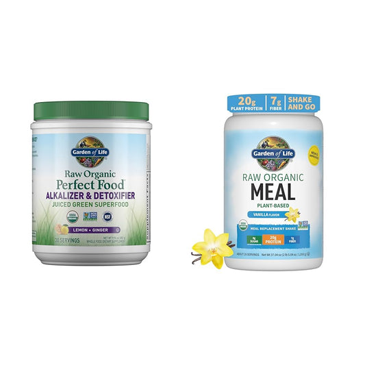 Garden of Life Raw Organic Perfect Food Alkalizer & Detoxifier Juiced Greens Superfood - NutriGlobal