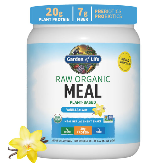 Garden of Life Vegan Protein Powder - Raw Organic Meal Replacement - NutriGlobal