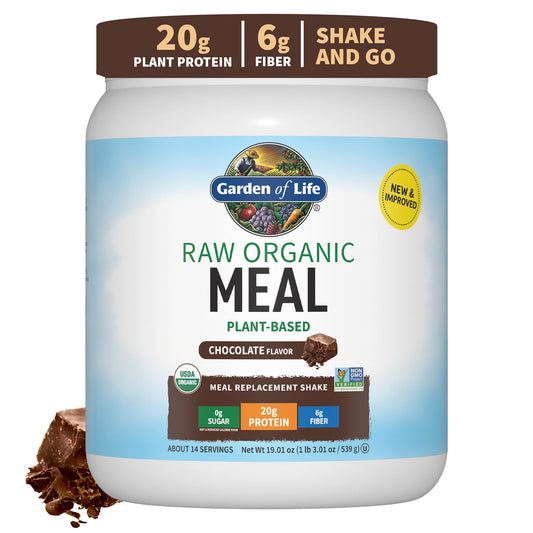 Garden of Life Vegan Protein Powder - Raw Organic Meal Replacement Shakes - NutriGlobal