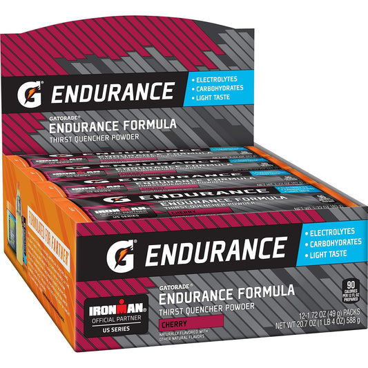 Gatorade Endurance Formula Powder With Electrolytes, Cherry, 1.72 Oz - NutriGlobal