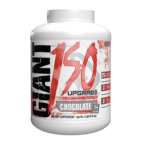 Giant Edge Series 100% Whey Protein Isolate - 25g Pure Whey Isolate - Zero Sugar - NutriGlobal